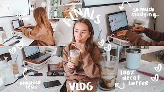 COLLEGE FINALS VLOG 2021 (in-person + virtual) 