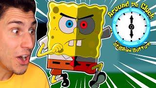 BEST SPONGEBOB GAME EVER! | Around The Clock At Bikini Bottom