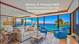 Recently Refreshed Direct Beachfront Mahana at Kaanapali #608 Maui Vacation Rental