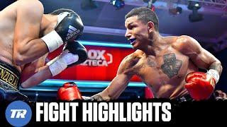 Miguel Berchelt lands 232 punches against Eleazar Valenzuela, KO finish in 6 | FIGHT HIGHLIGHTS