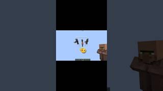 Villagers V/S Pillagers #minecraft #gaming #shorts