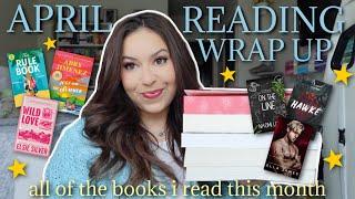 let's talk about the books i read in april | monthly wrap up ⭐️