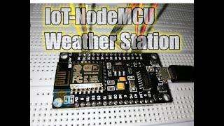 How to set up an IoT ThingSpeak NodeMCU weather station