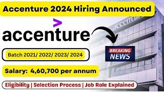 Accenture Biggest Hiring 2024 2021 |  New Update | Common Jobs