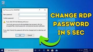 Simple Way To Change Windows RDP Password