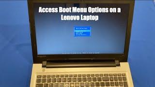 How to access the Boot Menu on a Lenovo IdeaPad 300-15ISK