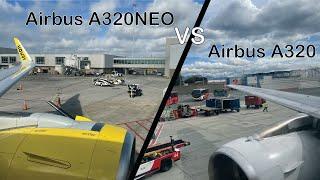 Airbus A320NEO vs Airbus A320CEO Spool Up noise comparison