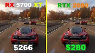 AMD RX 5700-XT vs Nvidia RTX 2080: Performance Comparison in 10 Popular Games 2024