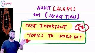 60+ in Audit Guaranteed ? Here's The SECRET Strategy | Important Chapters CA Inter Audit