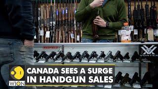 Canada sees a surge in handgun sales as Canadians rush to buy guns before the new law is implemented