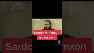 Sardor Rahimhon haqida Farruh Soipov #sardor_rahimhon #farruhsoipov #abdulloh_domla #zakiylar #ajr