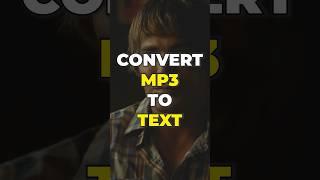 Convert MP3 to text | Flixier