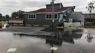 Hurricane Sally September 17th Gulf Shores, Alabama Video 17 -Walk to Pappa Rocco's Pizza post storm