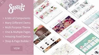 Sweet Cake - WP Theme For Bakery Yogurt Chocolate & Coffee Shop | Themeforest Website Templates and