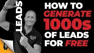 How To Generate THOUSANDS Of LEADS For FREE // Andy Elliott