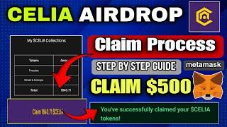 Celia Airdrop Withdrawal Process | How To Claim Celia Token | Celia Mining App New Update