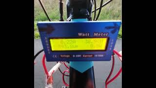 E-Bike Akku 1. live Kapazität Test Voll 42V bis 35V  Test #1