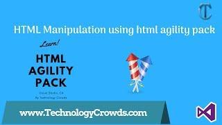 Learn HAP: HTML Manipulation using html agility pack | Web Scraping | Data Extraction