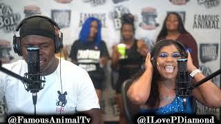 Memphis Female Rapper Diamond Gang Stops by Drops Hot Freestyle on Famous Animal Tv