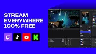 COMPLETE Setup Tutorial for SE Live Multistreaming to Twitch - YouTube - TikTok at the same time!