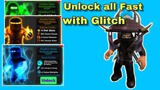 How to Unlock all Altar Of Elements fast with Glitch | Ninja Legends