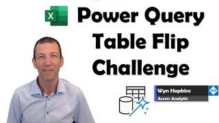 Power Query Table Flip Challenge