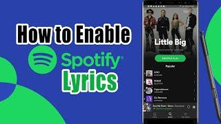 How To Enable Spotify Lyrics | Find Lyrics On Spotify