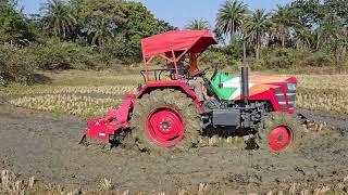 Mahindra 575 Yuvo Tech Plus Demonstration In deep mud