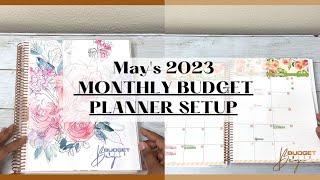 MAY 2023 MONTHLY BUDGET PLANNER SETUP | CREATING MY BUDGET PLANNER USING BUDGETING STICKERS