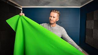 CHEAPEST GREEN SCREEN SETUP FOR YOUTUBE CREATORS