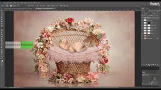 How I Edit Newborn Photos in Photoshop | photography retouching tutorial | ShezITech Services