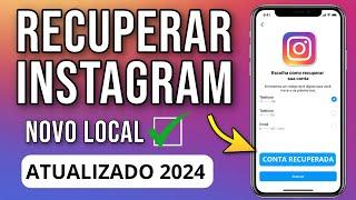 Recuperar CONTA do INSTAGRAM (SEM EMAIL, SEM SENHA E NÚMERO) 2024 ATUALIZADO