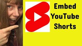 How To Embed YouTube Shorts On Your Website Or Blog - Quick And Easy Way To Embed YouTube #shorts