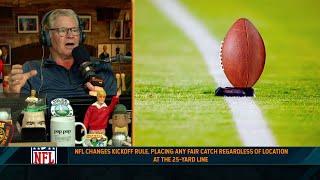 "They Just Send Mixed Messages" - Dan Patrick Reacts To The NFL Changing The Kickoff Rule | 05/24/23