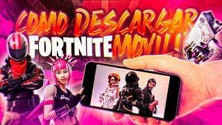 COMO DESCARGAR FORTNITE en MÓVIL!! (IOS/ANDROID)