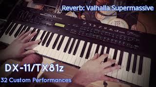 Yamaha DX11 "FM Depths" Soundset 32 Custom Performances