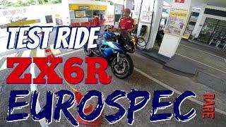 Test Ride ZX6R EUROSPEC! + speeding&wheelie!! #Fsigarmotovlog