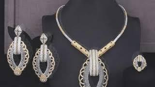 GODKI Luxury Party Square 4PCS Nigerian Jewelry Set For Women Wedding Zircon Indian African Brida...