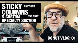 sticky anything and 1third 2thirds specialty section columns