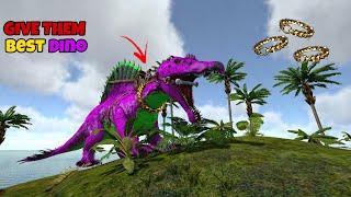 GIVE NEW PLAYER HIGH LEVEL DINO | OFFICIAL SERVER | ARK MOBILE