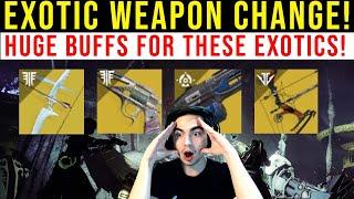 WISH ENDER BUFFED! HUGE CHANGE TO EXOTIC WEAPONS PSA! - DESTINY 2