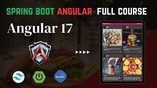 Spring boot Angular 17 Full Stack Course For Beginners with Project | spring security, tailwind, jwt