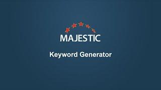 Keyword Generator (2021)