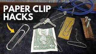 8 Urban EDC Hacks with Paper Clips