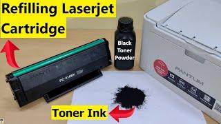 Refilling LaserJet Printers Toner Cartridge | How to refill Pantum Ink Cartridge | Complete Process