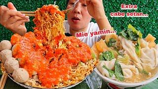 PERTAMA NYOBAIN MIE YAMIN EXSTRA CABE SETAN 