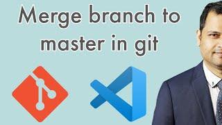 merge branch to master in vscode  | merge changes