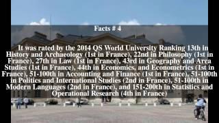 Pantheon-Sorbonne University Top # 8 Facts