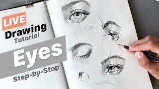 DRAW PERFECT EYES: Beginner Friendly Live Session!