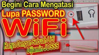 Cara Mudah Reset Password WiFi Indihome Ketika Lupa Password WiFi